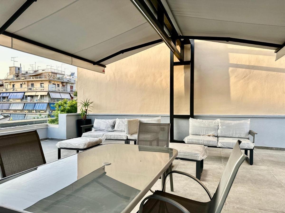 T&T Luxury Apartments - Rooftop Jacuzzi Athen Exterior foto