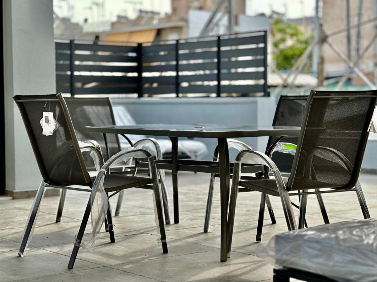 T&T Luxury Apartments - Rooftop Jacuzzi Athen Exterior foto