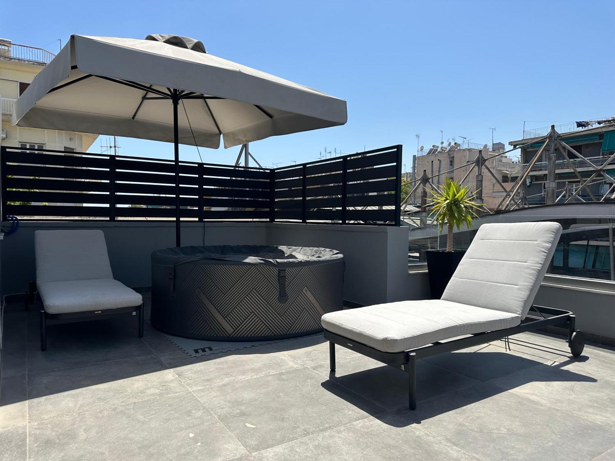 T&T Luxury Apartments - Rooftop Jacuzzi Athen Exterior foto